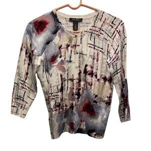 WHBM Floral Cardigan